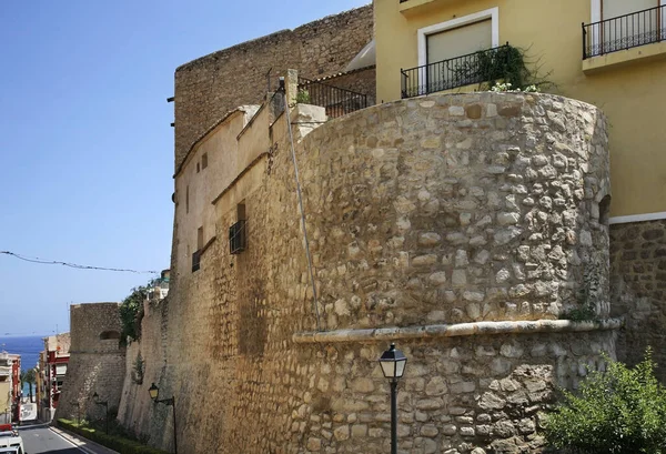 Slottet Villajoyosa Provinsen Alicante Spanien — Stockfoto