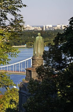 Kiev 'deki Aziz Vladimir anıtı. Ukrayna