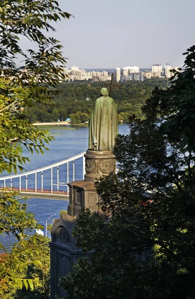 Kiev Deki Aziz Vladimir Anıtı Ukrayna — Stok fotoğraf
