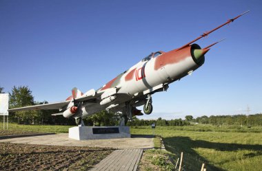 Hlybokaye 'deki Pavel Sukhoi anıtı. Beyaz Rusya