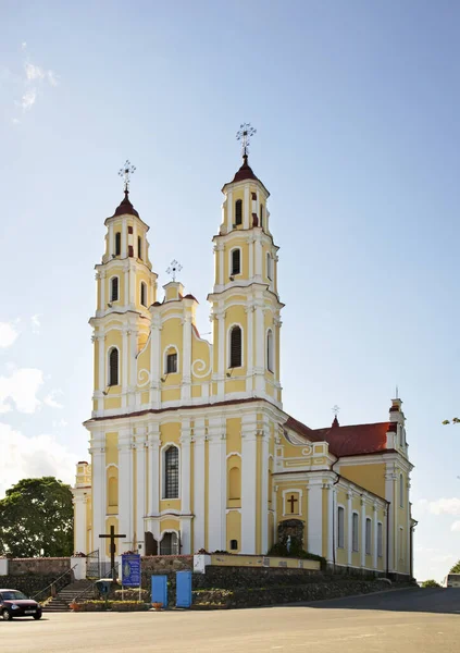Kerk Van Heilige Drie Eenheid Hlybokaye Belarus — Stockfoto