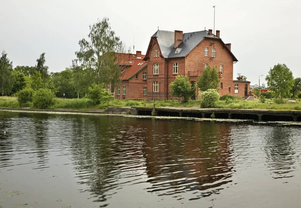 Canal Elblag Elblag Voïvodie Warmienne Masurienne Pologne — Photo