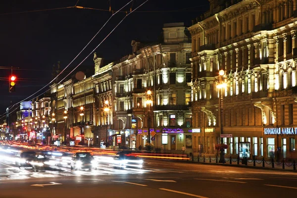 Nevsky Prospecto San Petersburgo Rusia — Foto de Stock