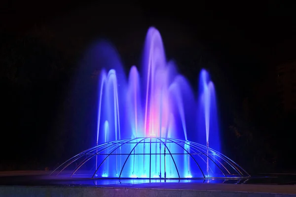 Fontana Colorata Almaty Kazakistan — Foto Stock