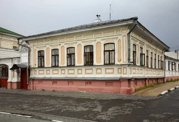 Historiska Hus Gorodets Nizjnij Novgorod Oblast Ryssland — Stockfoto