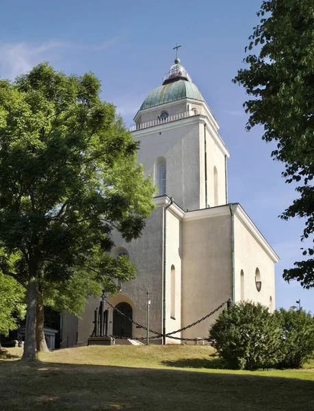 Бывшая Гарнизонная Церковь Суоменлинне Финляндия — стоковое фото