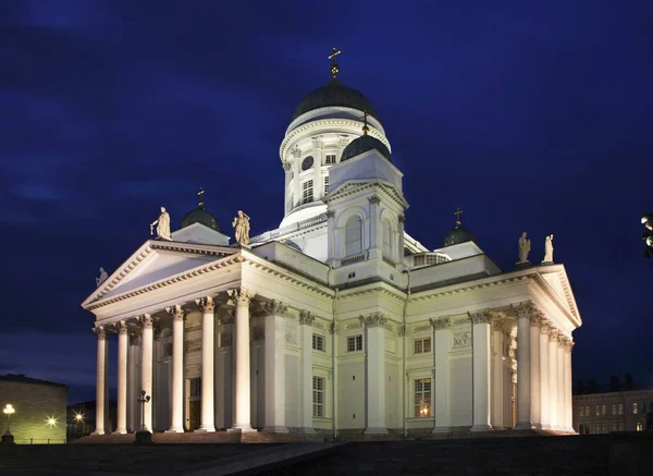 Blick Auf Den Dom Von Helsinki Finnland — Stockfoto