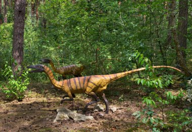 JuraPark Solec - Solec Kujawski 'deki dinozor parkı. Polonya