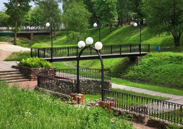 Stadtpark Bezhetsk Russland — Stockfoto