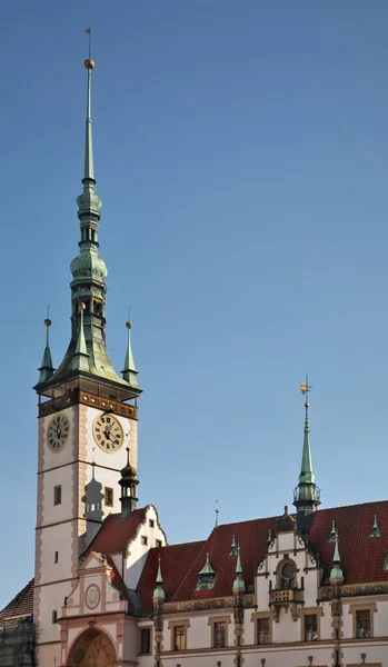 Adosado Upper Square Horni Namesti Olomouc Moravia República Checa — Foto de Stock
