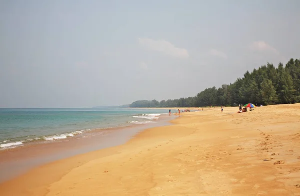 Playa Cerca Del Aeropuerto Internacional Phuket Tailandia — Foto de Stock