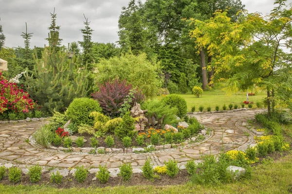 Garden Kazimierz Dolny June Poland — Stock Photo, Image