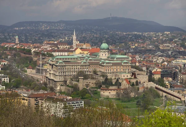 Budapeşte 'deki Buda Kalesi. Macaristan
