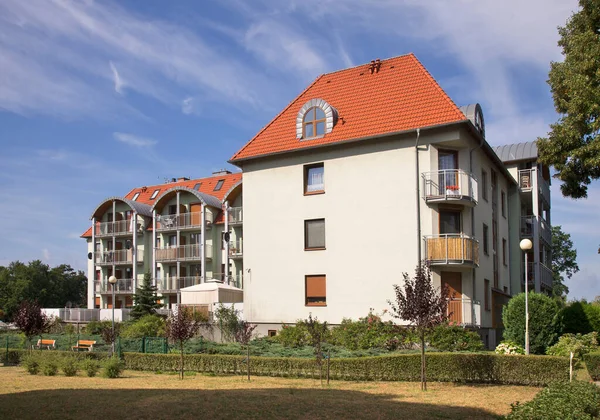 Barrio Moderno Zary Polonia — Foto de Stock