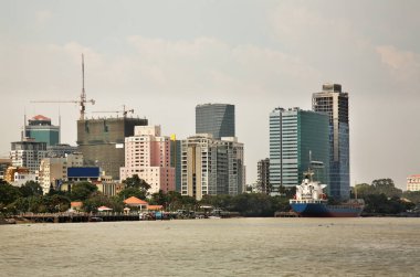 Ho Chi Minh manzarası. Vietnam