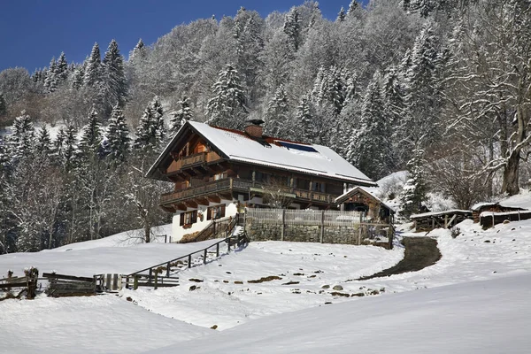 Landschap Bij Eckbauer Berg Buurt Garmisch Partenkirchen Beieren Duitsland — Stockfoto
