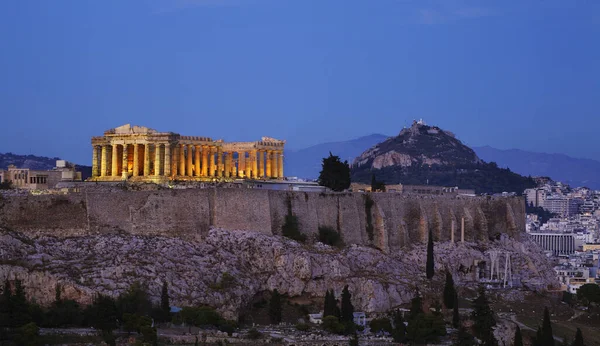 Atina Akropolü Nde Parthenon Yunanistan — Stok fotoğraf