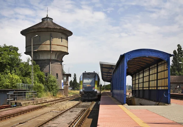 철도역은 코스트 라인나르드 오드라에 폴란드 — 스톡 사진