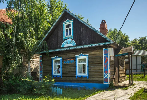 Kudo Mordovian Courtyard National Village Falcon Sokolovaya Mountain Saratov Russia — Fotografia de Stock