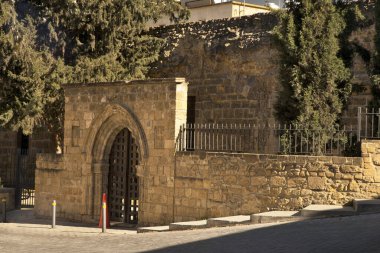 Lefkoşe 'deki Kasteliotissa ortaçağ salonu. Kıbrıs