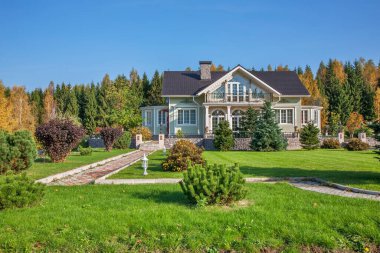 Istra bölgesindeki Bahçe 2. Moskova Oblastı. Rusya