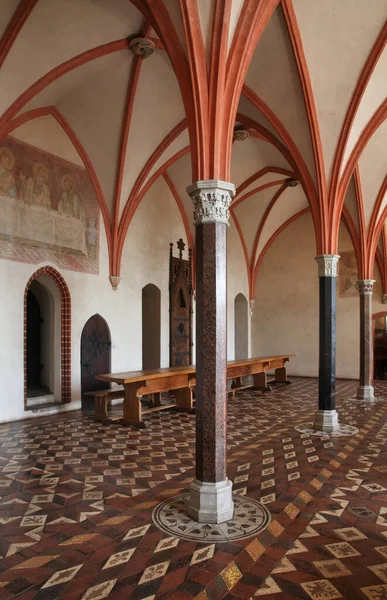 Castillo Orden Teutónica Malbork Voivodato Pomerania Polonia — Foto de Stock