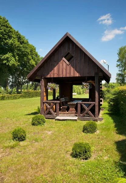 Giardino Nel Villaggio Witulin Voivodato Lublino Polonia — Foto Stock