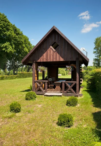 Jardim Aldeia Witulin Voivodia Lublin Polónia — Fotografia de Stock