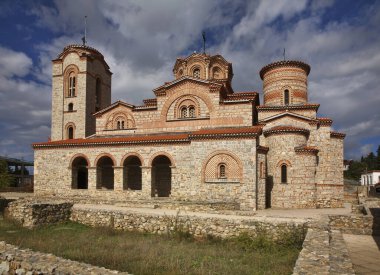 Ohri 'deki St. Panteleimon Kilisesi. Makedonya