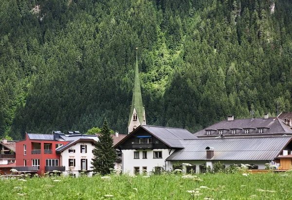 Utsikt Över Mayrhofen Valley Zillertal Tyrolen Österrike — Stockfoto