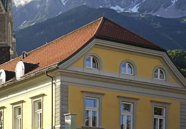 Fragment Eines Gebäudes Innsbruck Tirol Österreich — Stockfoto