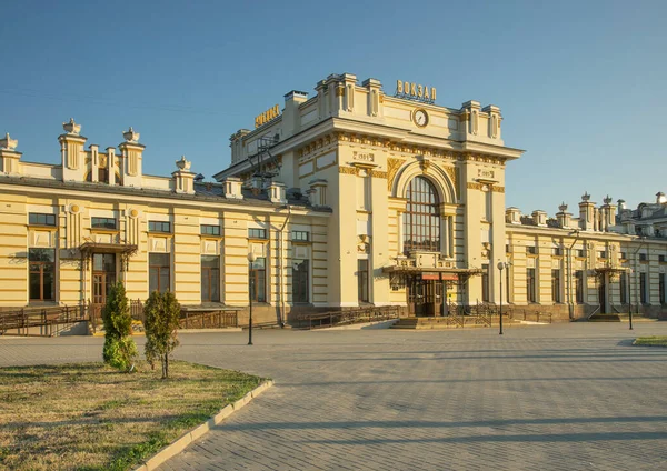 Railway Station Rybinsk Russia — Fotografia de Stock