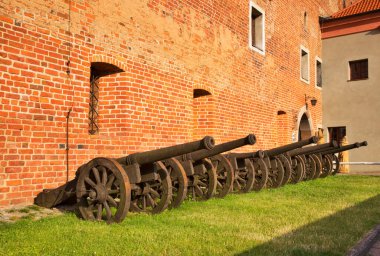 Golub-Dobrzyn 'deki Golub kalesi (Zamek w Golubiu). Polonya