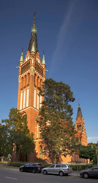 Herz Jesu Kirche Allenstein Polen — Stockfoto