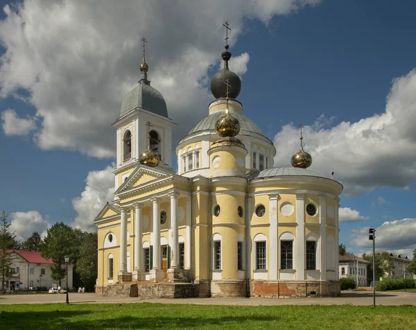Καθεδρικός Ναός Της Κοιμήσεως Της Θεοτόκου Στο Myshkin Ρωσία — Φωτογραφία Αρχείου