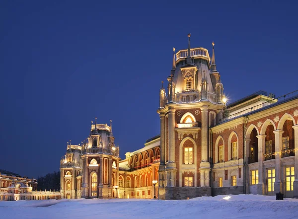 Gran Palacio Tsaritsyno Moscú Rusia — Foto de Stock