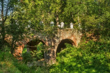 Leontief arched bridge in Tutayev (former Romanov-Borisoglebsk). Russia