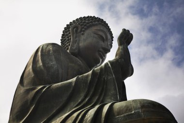 Tian Tan - Büyük Buda. Lantau Adası. Hong Kong. Çin