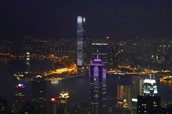 Пік Вікторія Гонконзі Китай — стокове фото