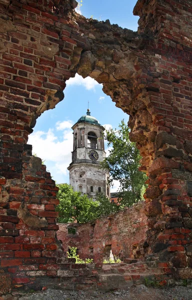 Klokkentoren Vyborg Rusland — Stockfoto