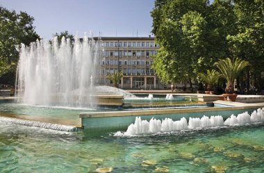 Varna 'daki Independence Meydanı. Bulgaristan