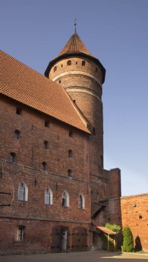 Olsztyn 'deki Warmia Kalesi. Polonya