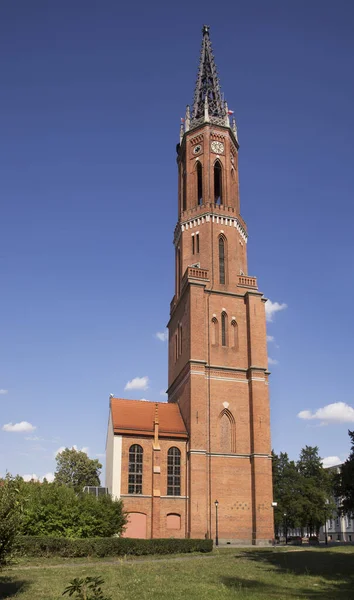 Post Evangelical Church Zagan Poland — Stock Photo, Image