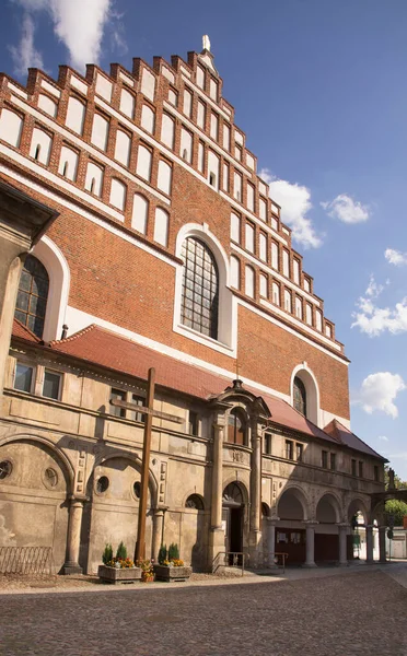 Zagan 'daki Kutsal Bakire Meryem Varsayımı Kilisesi. Polonya
