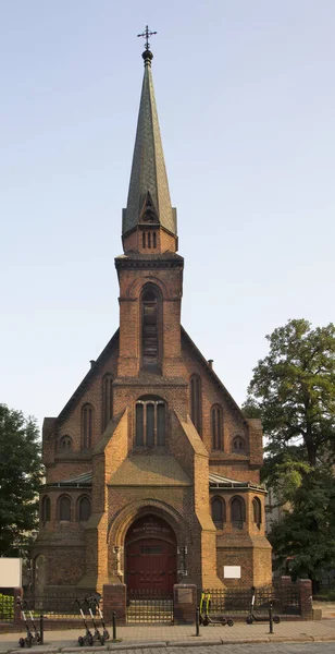 Ευαγγελική Και Μεθοδική Εκκλησία Του Τιμίου Σταυρού Στο Πόζναν Πολωνία — Φωτογραφία Αρχείου