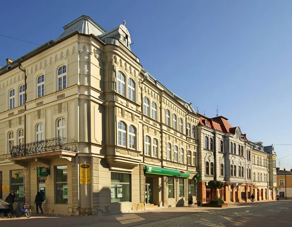 Rua Szeroka Tarnow Polónia — Fotografia de Stock