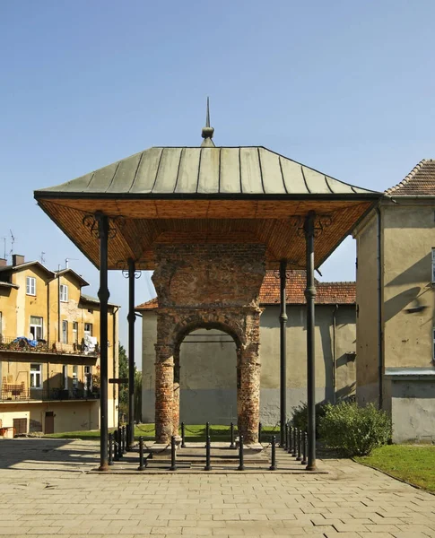 Zbytky Staré Synagogy Tarnowu Polsko — Stock fotografie