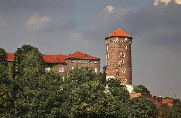 Torre Sandomierz Nel Castello Wawel Cracovia Polonia — Foto Stock