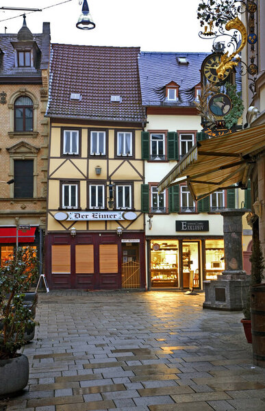 Old street in Wiesbaden. Germany