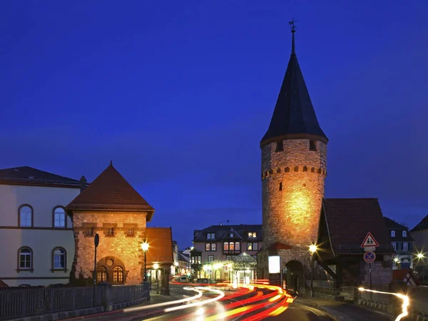 Hexenturm Torony Bad Homburgban Németország — Stock Fotó